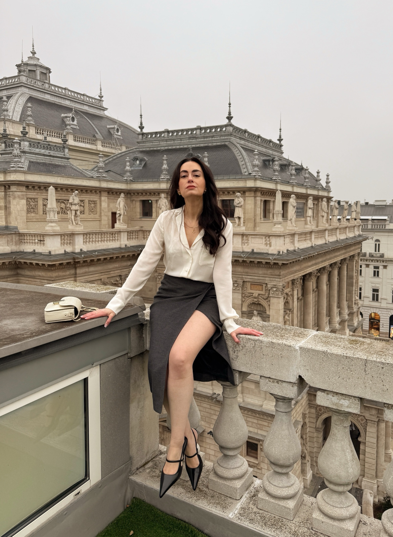 Blouse: Sezane
Skirt: Babaton
Heels: Toteme
Bag: Sezane
Earrings: H&M

#LTKwinter #LTKtravel