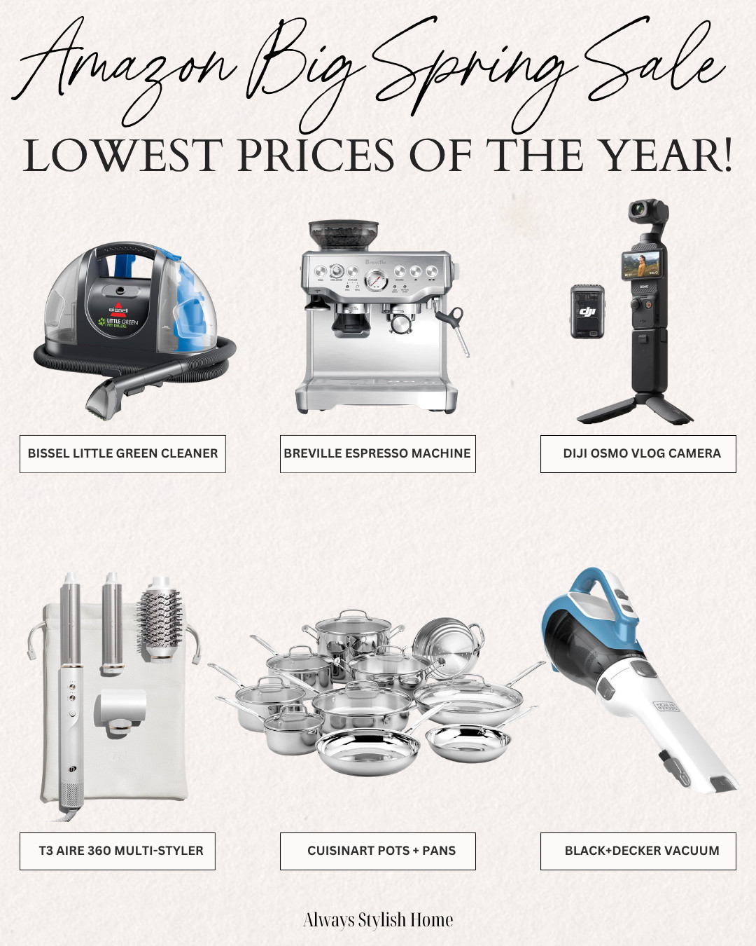 Amazon Cleaning Gadgets on Sale 🧼✨
The Amazon Big Spring Sale is the perfect time to grab these cleaning gadgets on sale that make everyday chores faster and easier. From viral cleaning tools to smart organization and must-have essentials, these Amazon cleaning finds help keep your home fresh with less effort. If you love time-saving cleaning hacks and affordable home essentials, these deals are so good.
#amazoncleaningfinds #cleaninggadgets #amazondeals #cleaningessentials #homehacks #amazonhomefinds #springcleaning 

 #LTKSeasonal #LTKHome #LTKSaleAlert