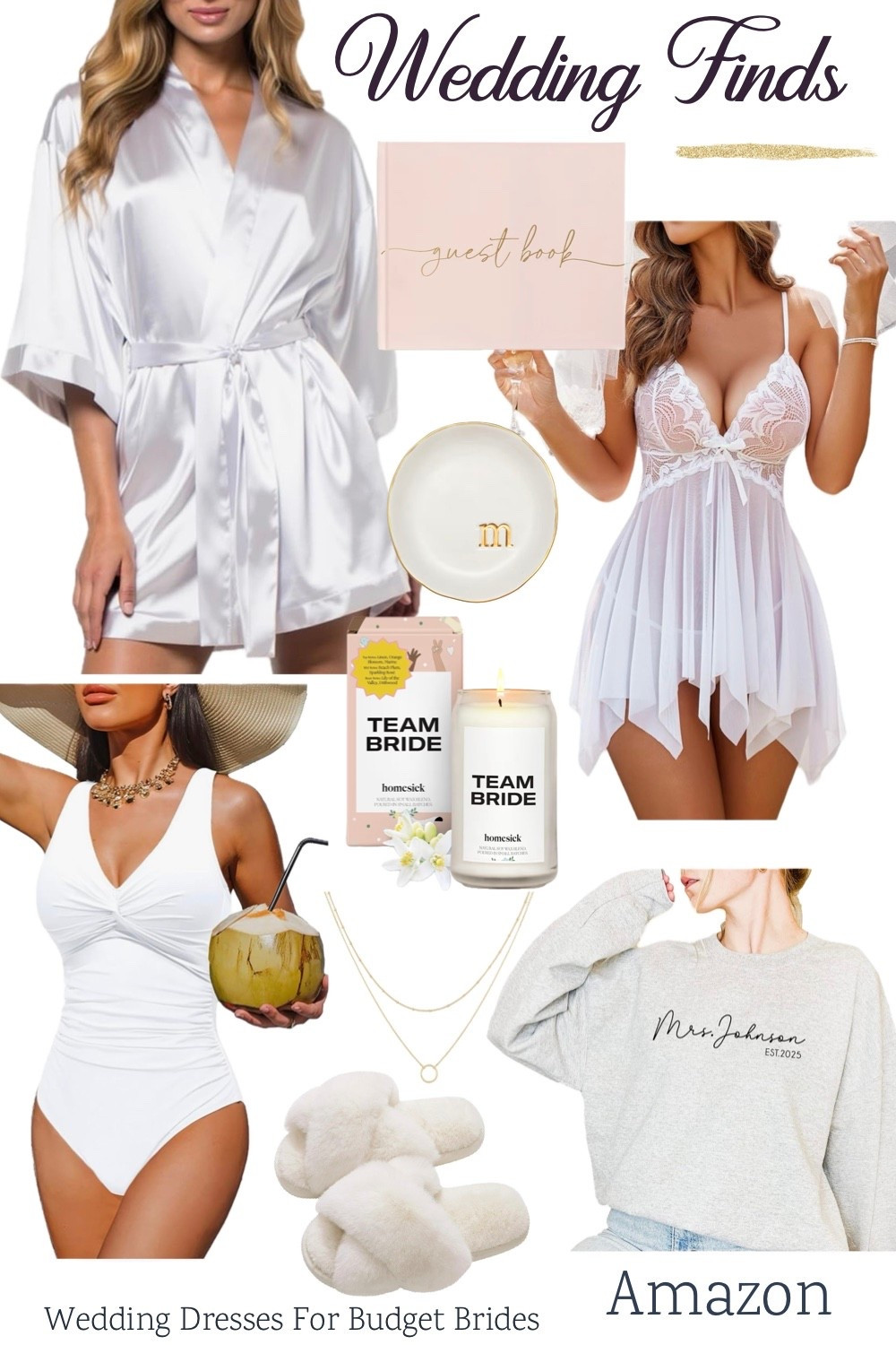 Affordable wedding finds on Amazon for brides and bridesmaids. 

Bridal party gift, mother of the groom gift, mother of the bride gift. 

Honeymoon packing, bachelorette weekend, engagement gift, wedding gift, bachelorette party gift.

#LTKWedding #LTKSeasonal