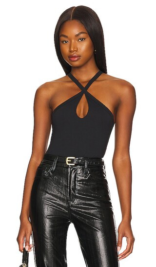 Cross My Heart Duo Bodysuit in Black | Revolve Clothing (Global)