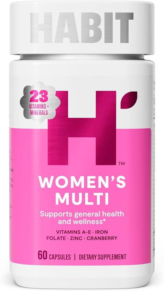 Habit Womens Multi Supplement (60 Capsules) - New Look, Supports General Health & Wellness, 23 Es... | Amazon (US)