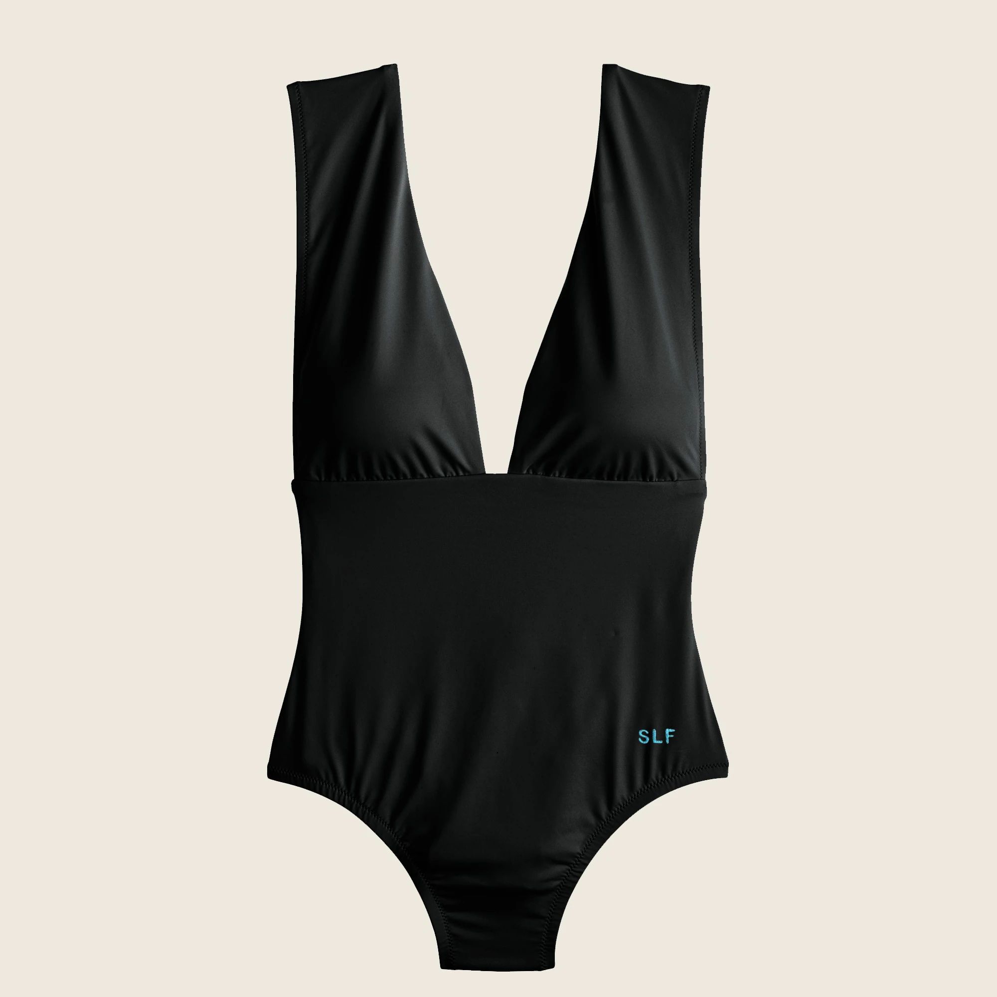 Plunge V-neck one-piece swimsuit | J.Crew US