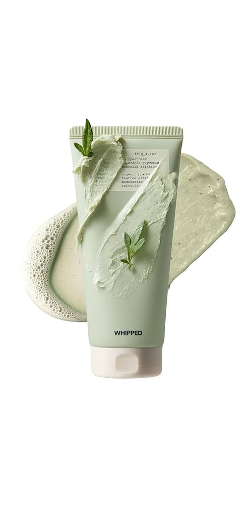 Whipped Korean Facial Cleanser and Face Wash with Mugwort & Tea Tree for Oily Skin and Pore Care,... | Amazon (US)