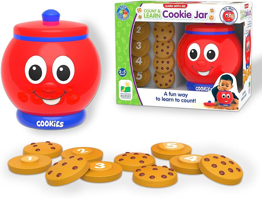 The Learning Journey Learn With Me - Count & Learn Cookie Jar - Counting and Numbers STEM Teachin... | Amazon (US)