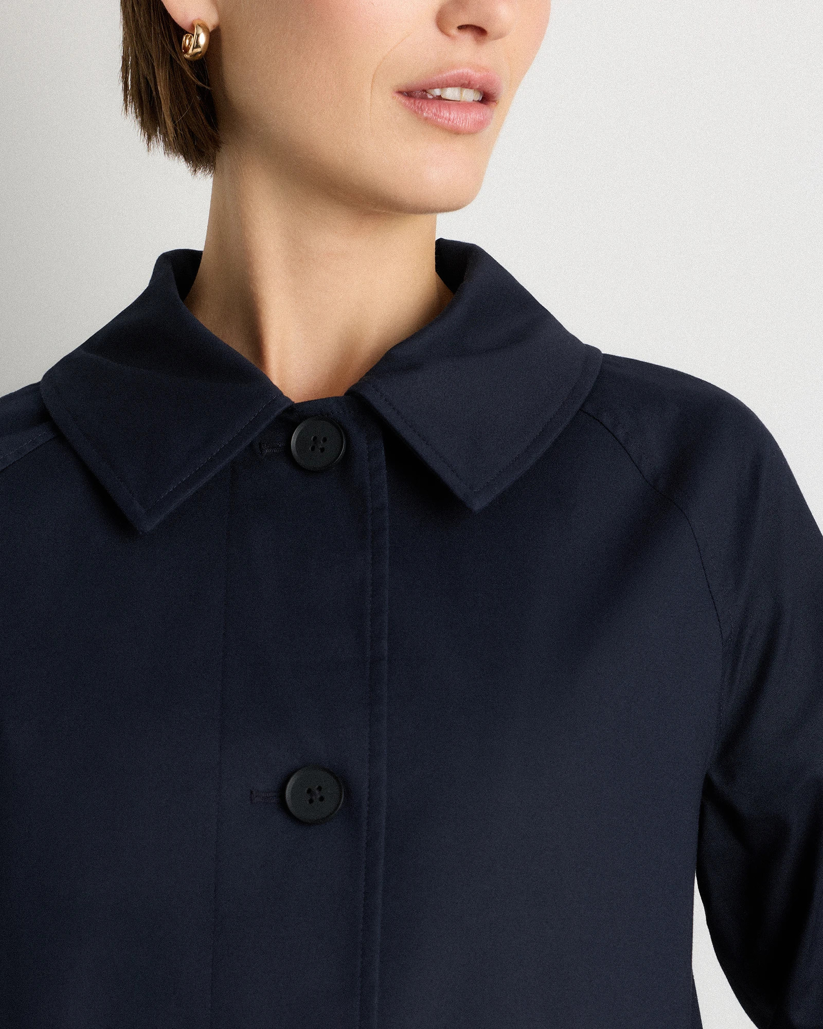 Comfort Stretch Mac Coat | Quince