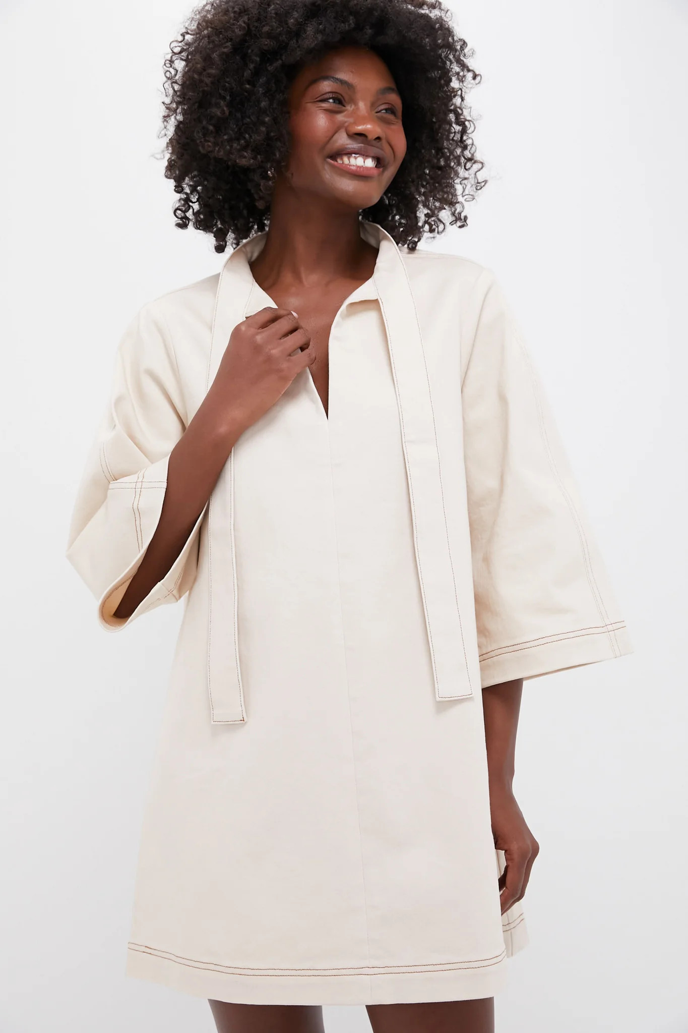 Ecru Denim Marsella Dress | Tuckernuck (US)