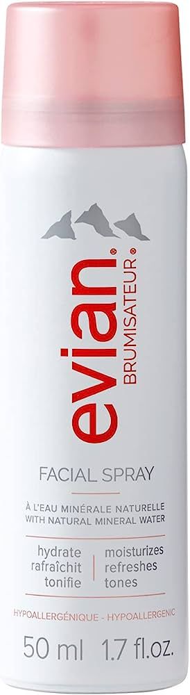 Evian Facial Spray, 1.7 oz.               
Size: 1.7 Fl Oz (Pack of 1) | Amazon (US)