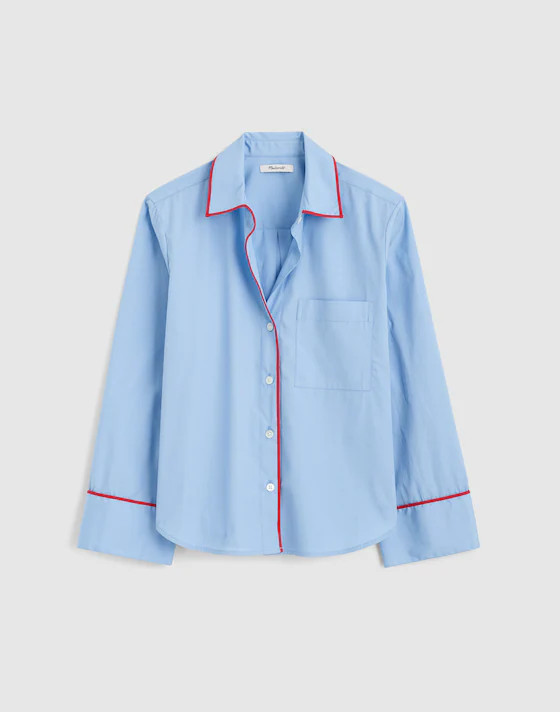 PJ Shirt in Poplin | Madewell
