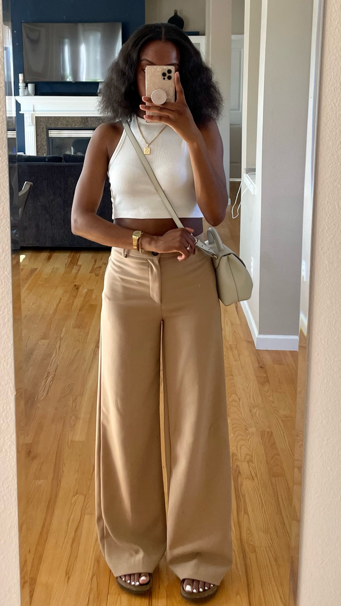 My uniform: Crop top and trousers. This is my daily go to when I don’t want to think about what to wear. I love it because I look put together and feel comfortable. 🤍

#LTKstyletip #LTKBacktoSchool #LTKeurope