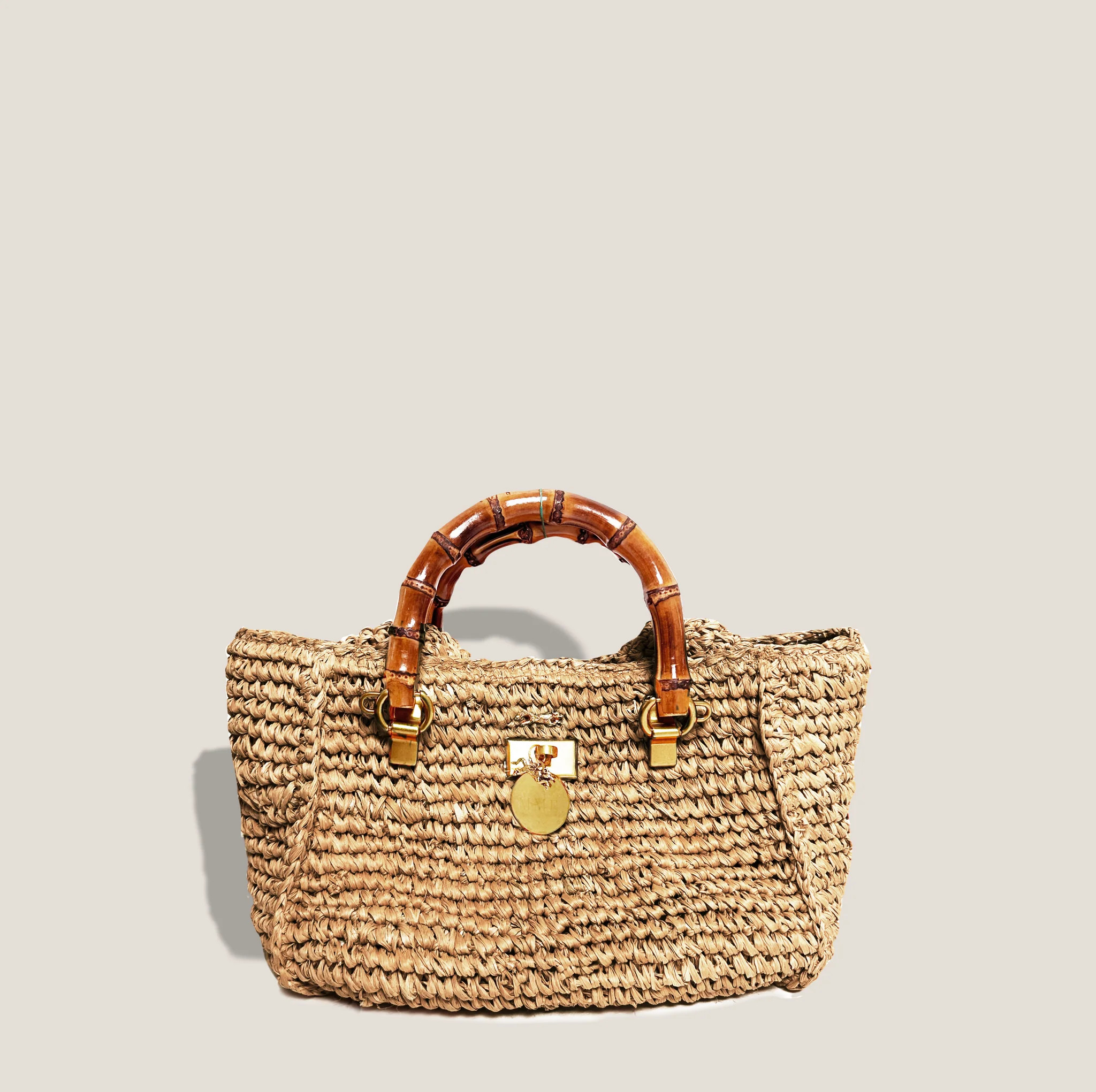 MME. ASTRUD PETITE TOTE - NATURAL | MME.MINK