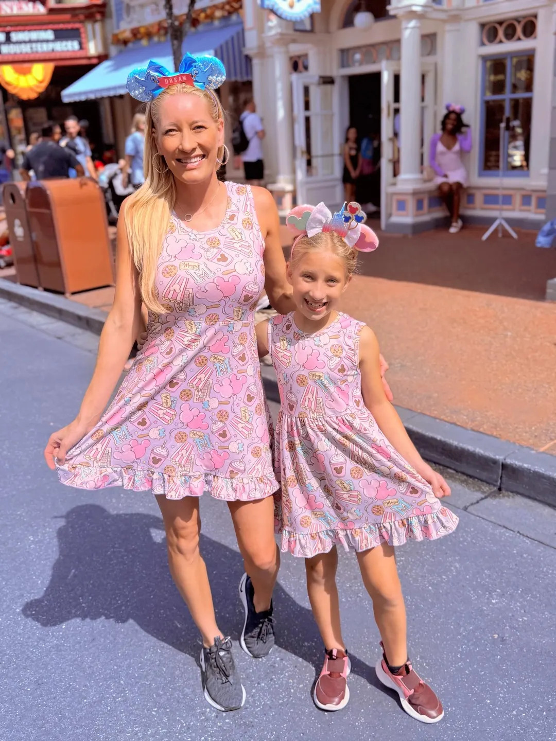 Woman’s mouse treats dress matching mommy and me pink magic dress | Etsy (US)