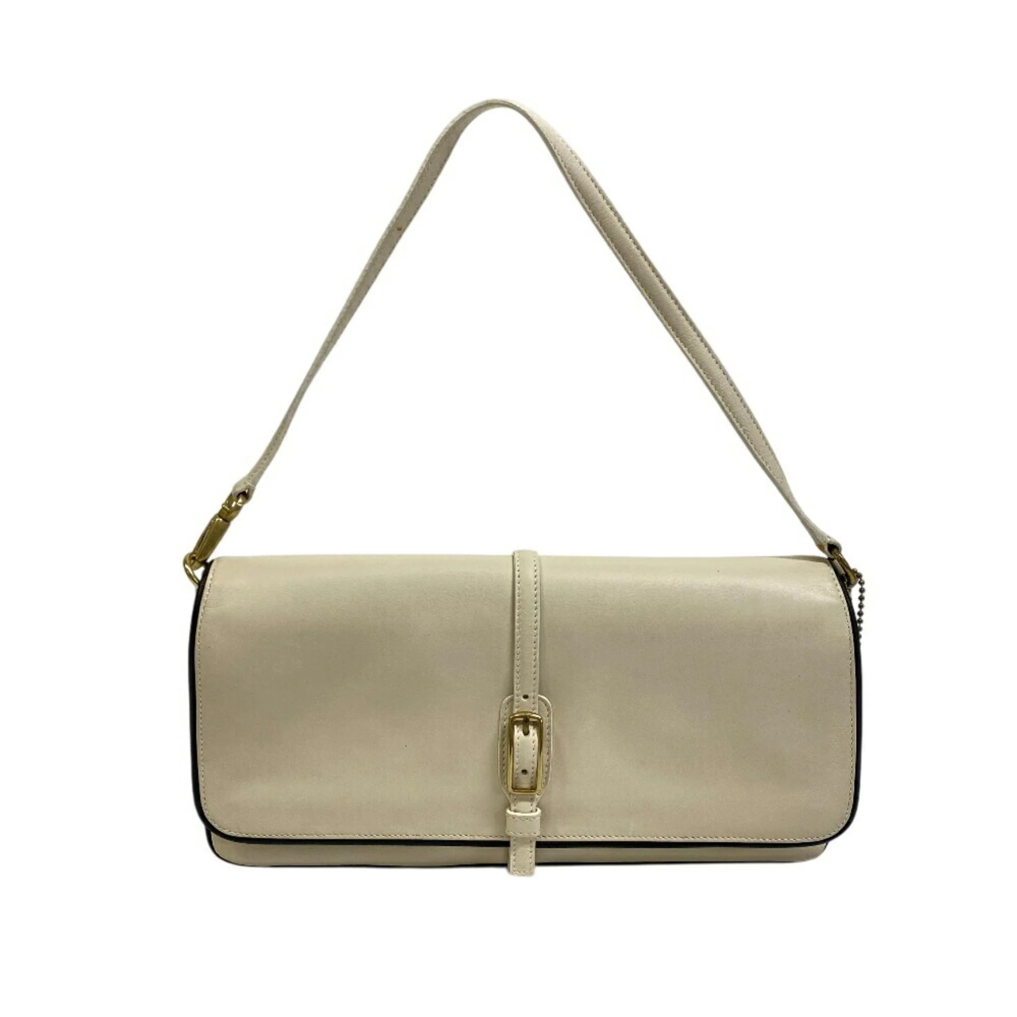Coach gold Leather Handbag (Pre-Owned) | Shop Simon