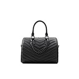 ALDO Women's Kedauldan Barrel Bag, Black/Black | Amazon (US)