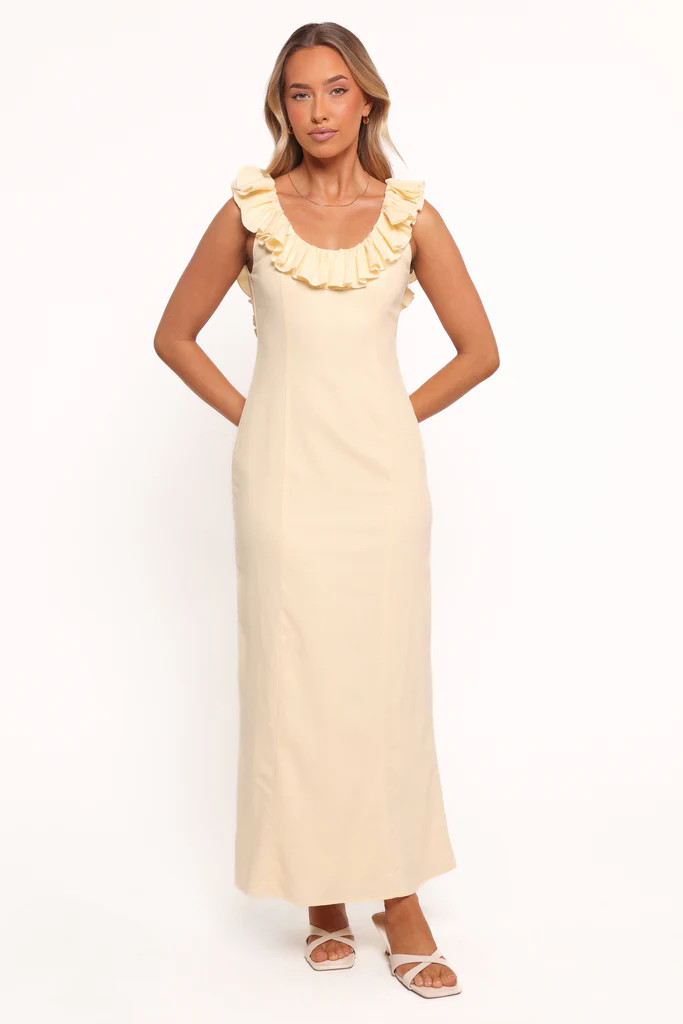 Brienne Maxi Dress - Butter Yellow | Petal & Pup (US)