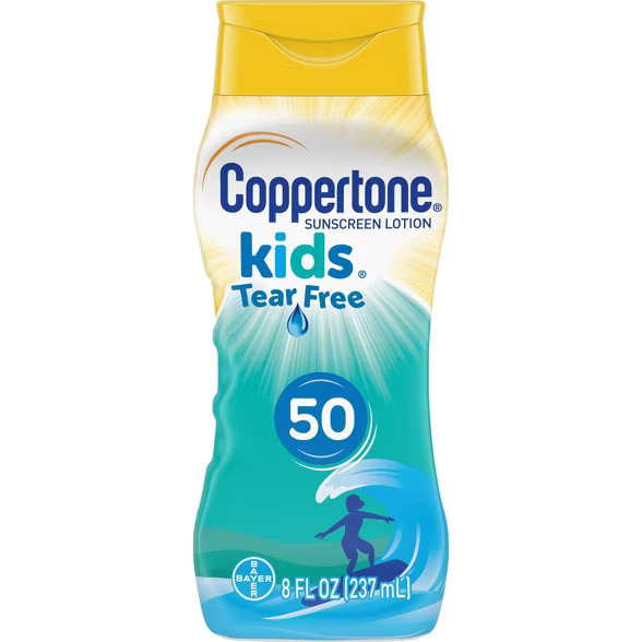 Coppertone Kids Tear Free Mineral Sunscreen Lotion - SPF 50 - 8oz | Target