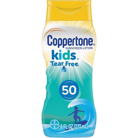 Coppertone Kids Tear Free Mineral Sunscreen Lotion - SPF 50 - 8oz | Target