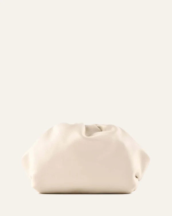 BAMBINI CLUTCH BAG OFF WHITE LEATHER | Jo Mercer (AU)