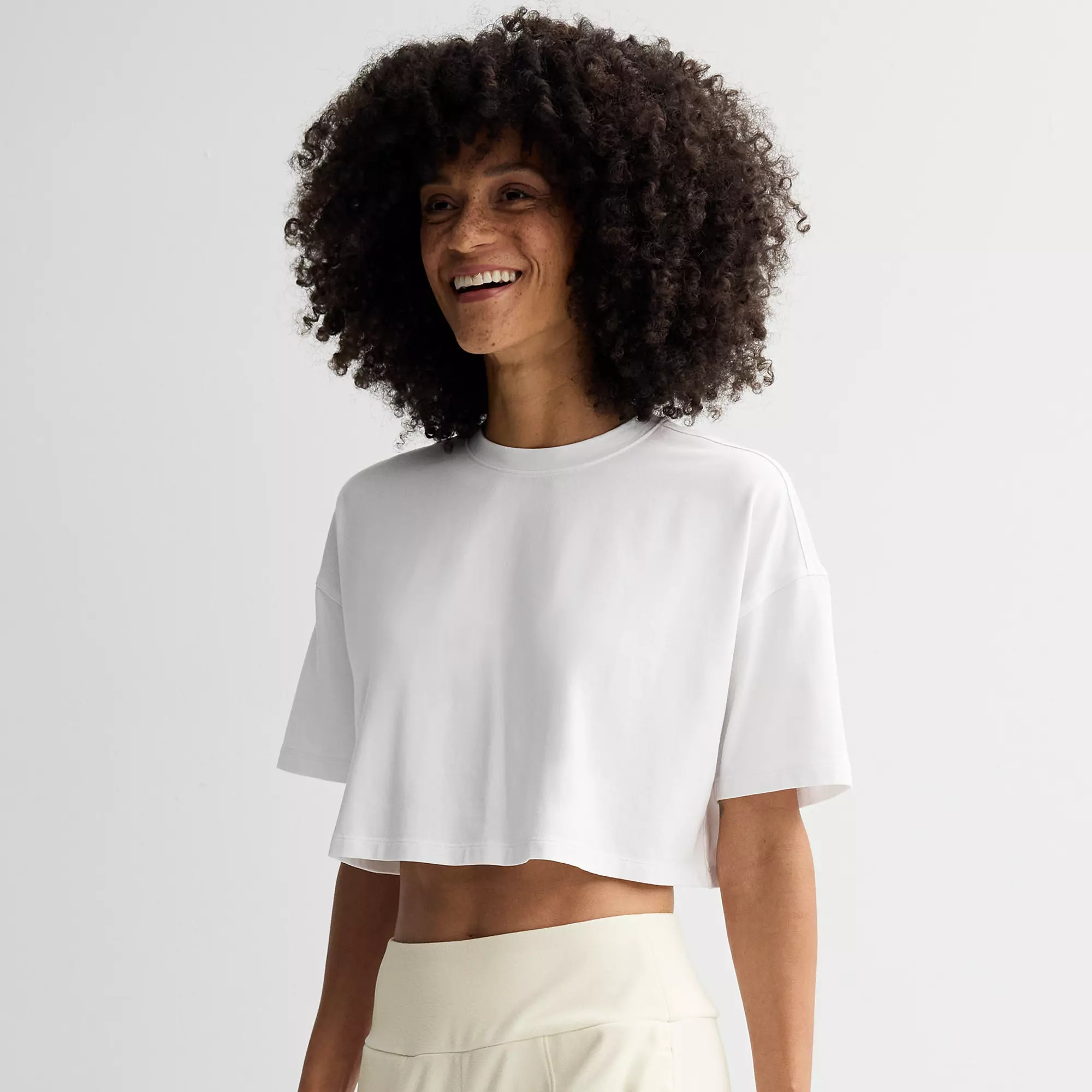 Women's FLX Boxy Raw Edge Restore T-Shirt | Kohl's