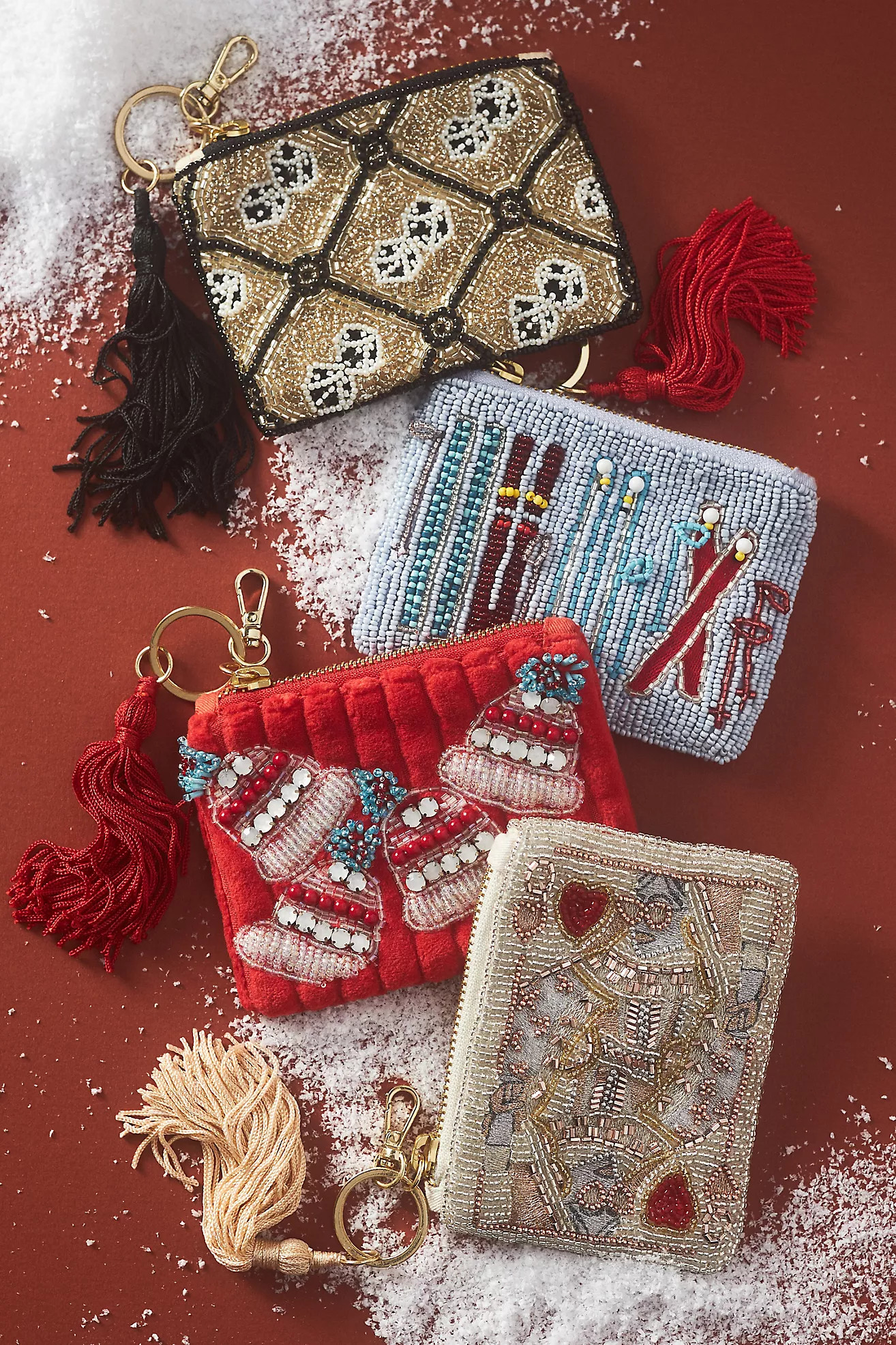 Beaded Coin Purse: Holiday Icon Edition | Anthropologie (US)