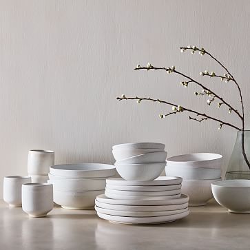 Kanto Stoneware Dinnerware Collection | West Elm (US)
