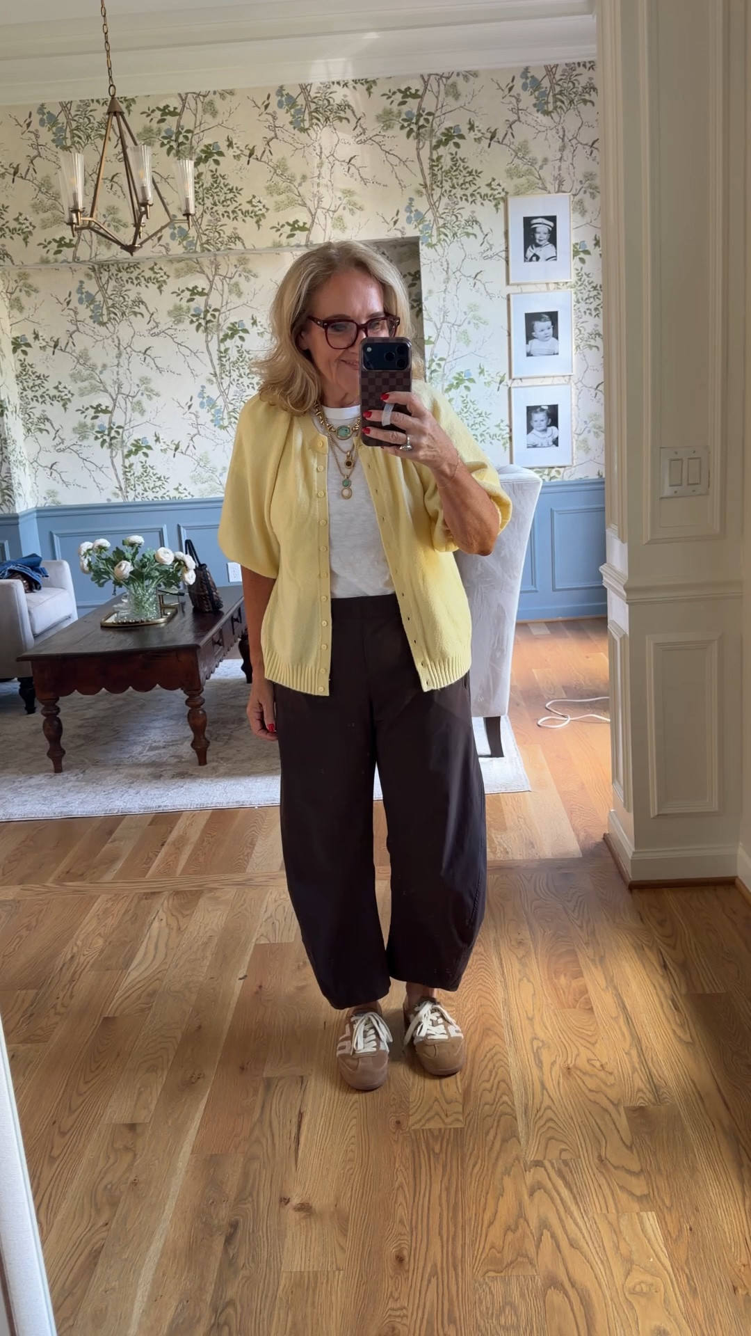 Tee size medium 
Sweater size medium 
Viral @Ruti pants that I love I get the 10 petite

#LTKOver40 #LTKootd #LTKTravel