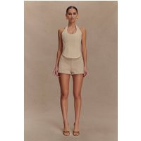 Meadow Denim Shorts - Stone Wash I MESHKI I Size XS | MESHKI US