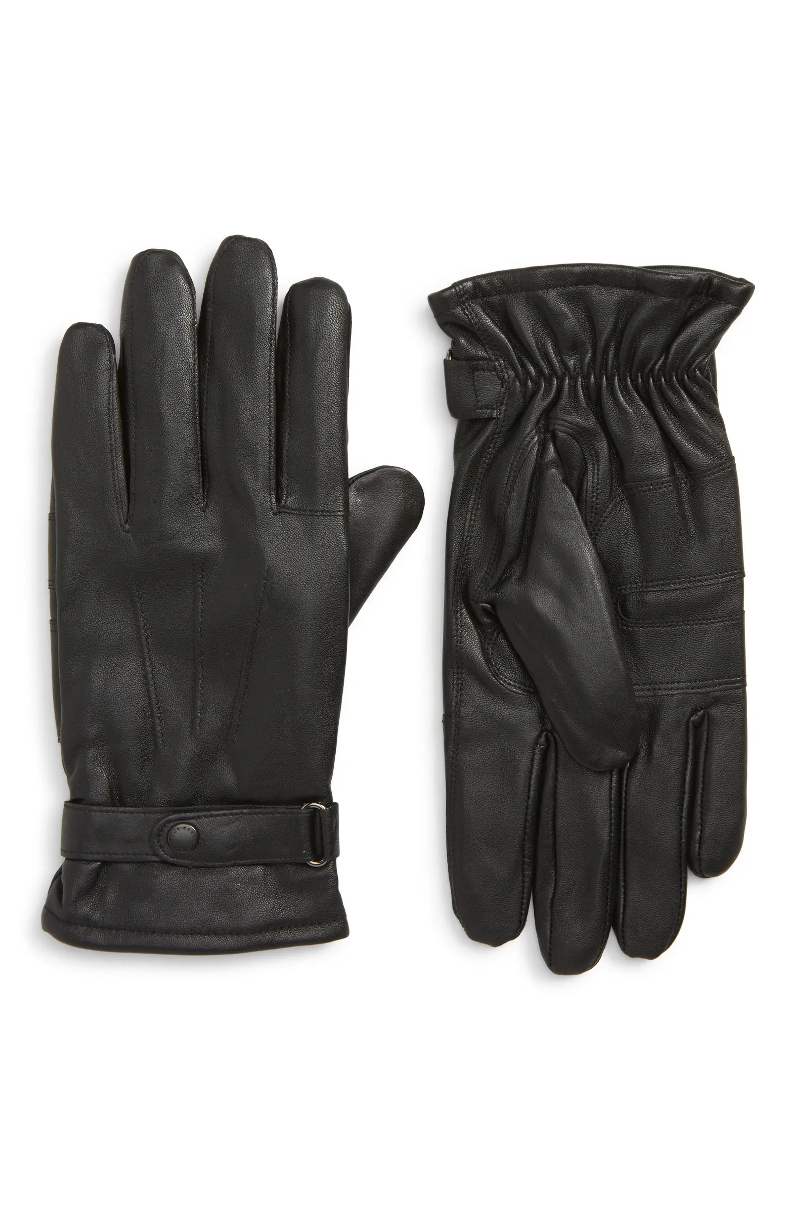 Burnished Leather Gloves | Nordstrom