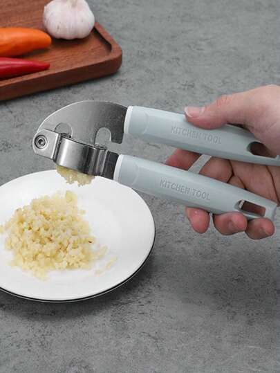 1pc Random Manual Garlic Press, Stainless Steel Garlic Crusher For Kitchen
         
        Excl... | SHEIN