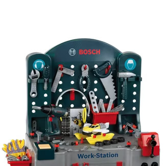 Theo Klein Bosch Jumbo Work Station Workbench Premium DIY Children's Toy Toolset Kit with Accesso... | Target