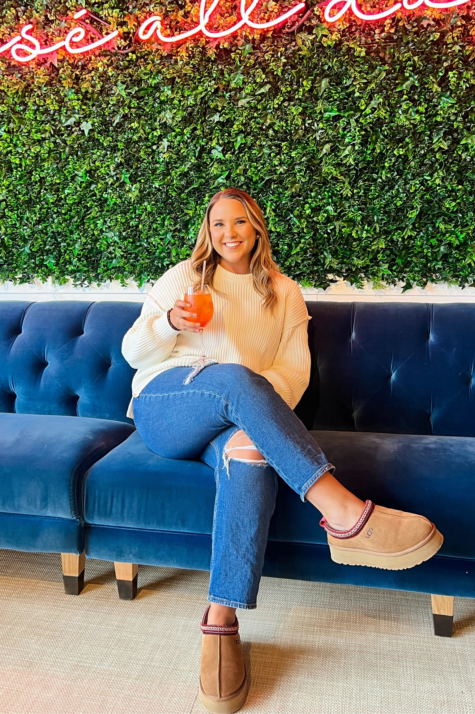 The absolute best jeans ever. They are the Curve Love Ankle Straight Medium Destroy, wearing a size 32r. Neutral cozy sweater from Amazon would also be cute with jeans shorts for spring. 

#springoutfits #denim #A&F #amazon

#LTKstyletip #LTKSpringSale #LTKmidsize
