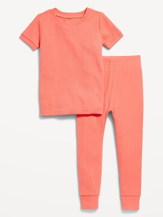 Snug-Fit Ribbed Pajama Set for Toddler &amp; Baby | Old Navy | Old Navy (US)