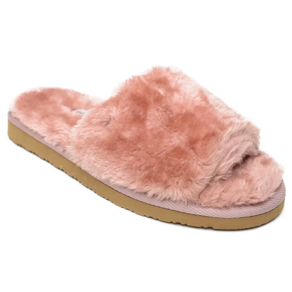 Minnetonka Women's Faux Fur Lolo Slide Slipper | Target