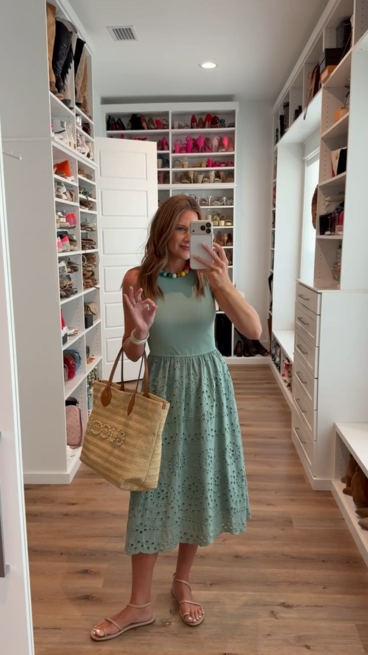 In a small dress, necklace, sandals and accessories - fits tts.

#LTKootd #LTKgrwm #LTKSeasonal