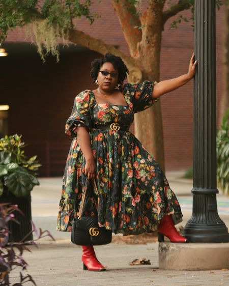 Dark and moody floral dresses in the fall > 
Here’s a round up of dark floral dresses! 

#LTKstyletip #LTKmidsize #LTKplussize