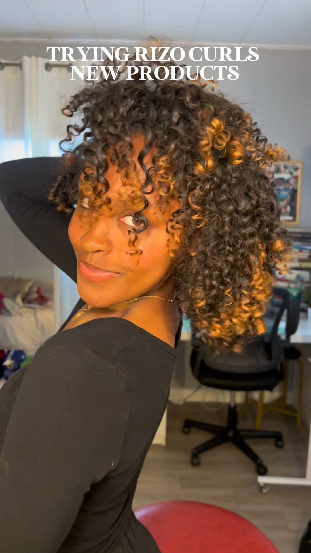 One of my fav brands is rizo curls I love the results 😍 #curlyhair