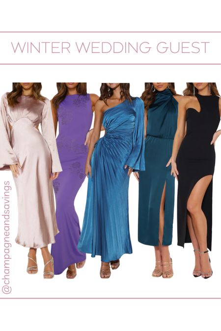 Love these for a winter wedding guest dress option! I especially love a long sleeve wedding guest dress personally! But all of these are perfect for a winter wedding guest outfit or even early spring wedding guest dress idea!

#LTKSeasonal #LTKwedding #LTKstyletip