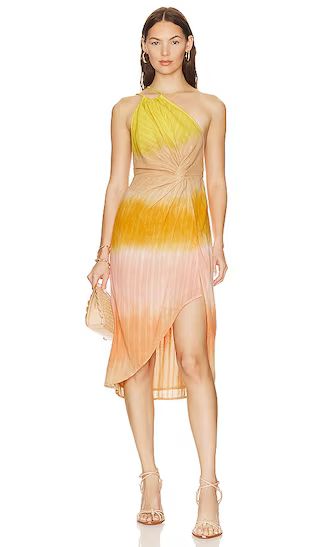 Celia Dress in Tie Dye Peach | Revolve Clothing (Global)