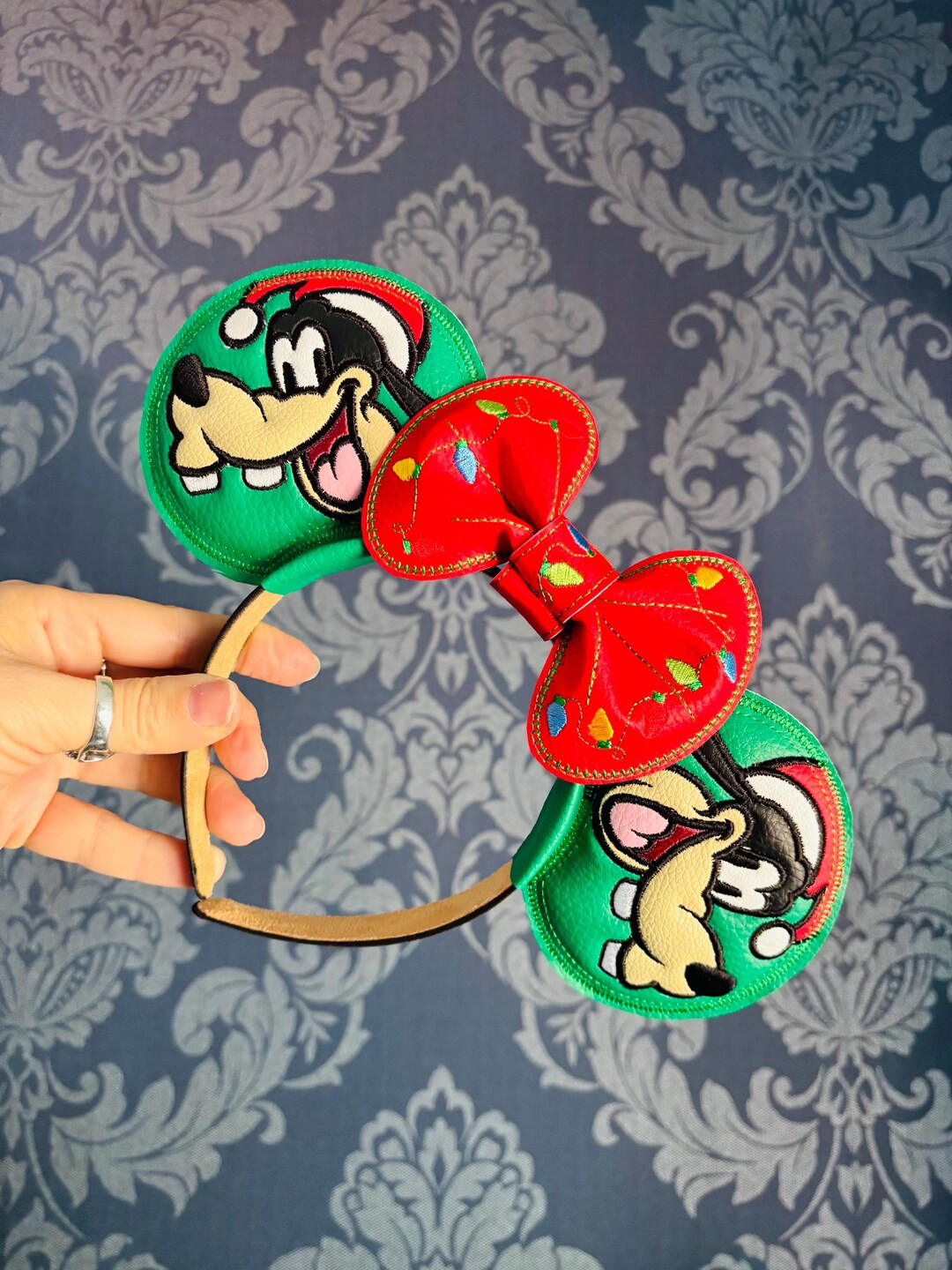 Merry Time Jollywood Ear Headband! Goofy Inspired Ear Band. - Etsy | Etsy (US)