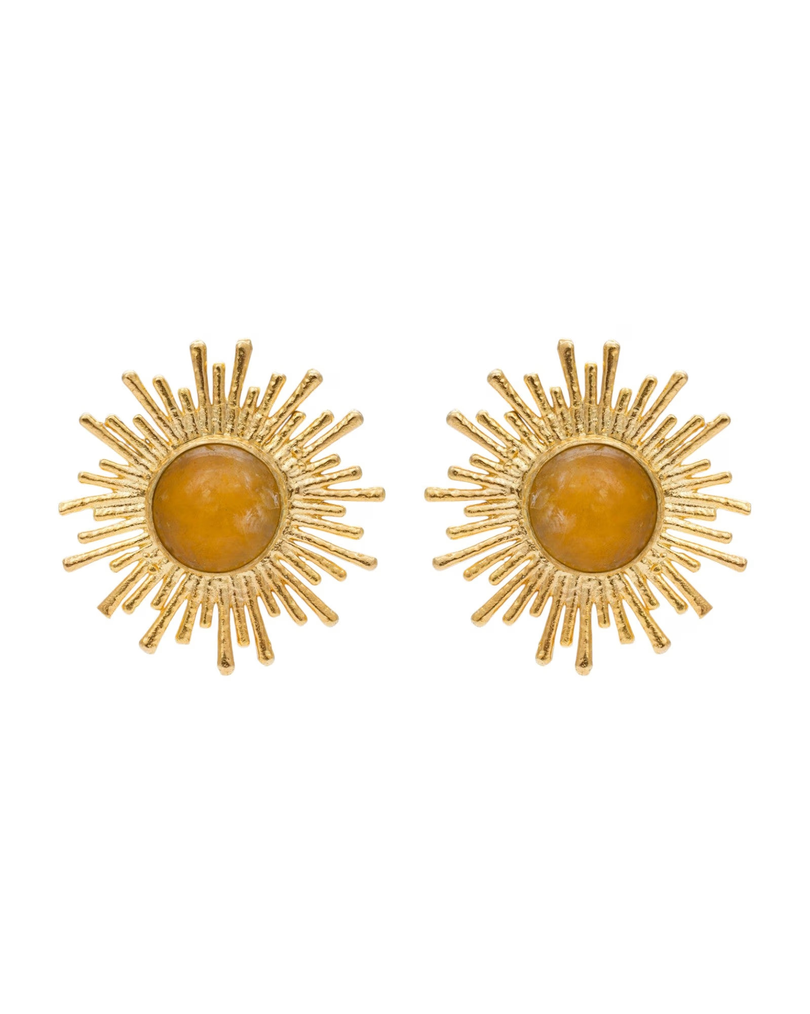 Celestial Radiance Earrings With Citrine | Wolf & Badger