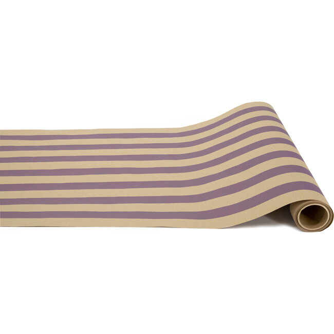 Hester & Cook | Kraft Purple Classic Stripe Runner, And Tan | Maisonette | Maisonette