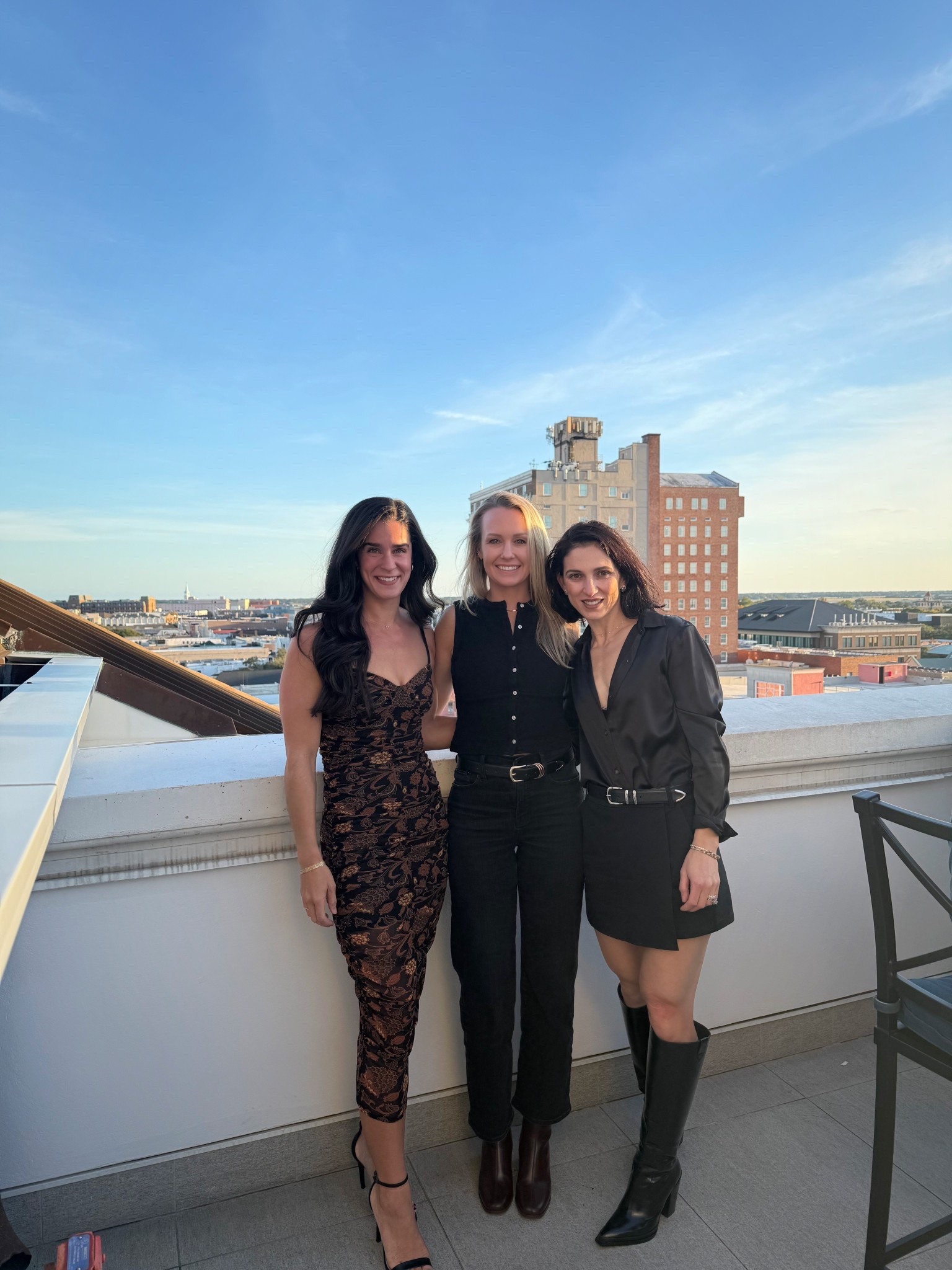 This dress is beautiful and very flattering but it runs small. I sized up one to a 4 but probably could’ve even worn a 6 