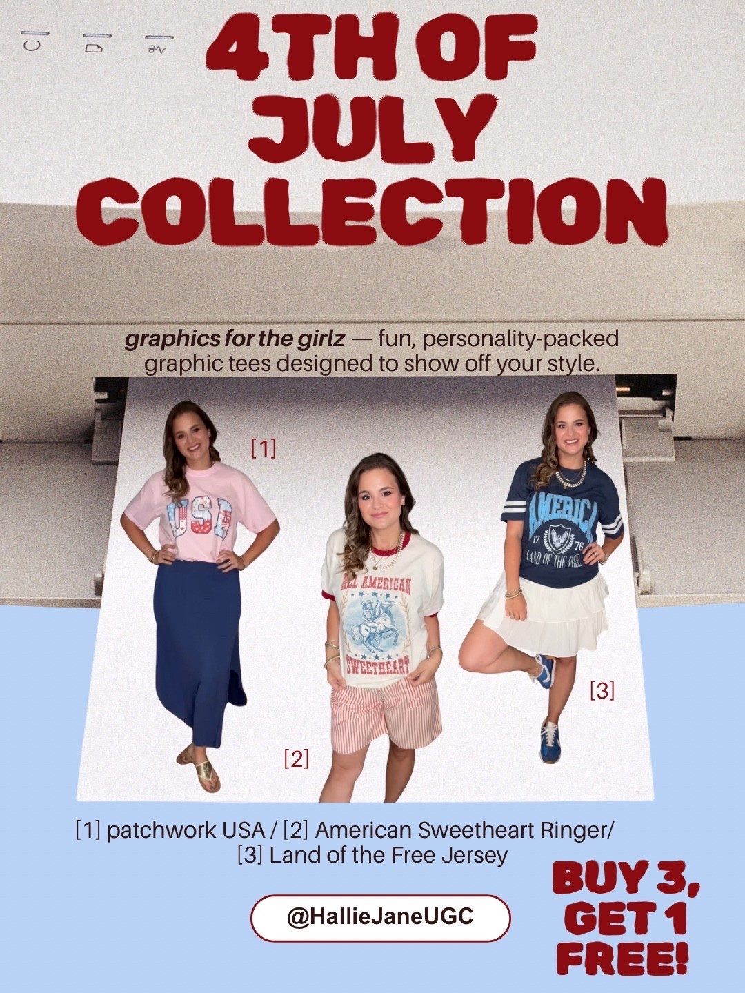 Patriotic tees I’ll be living in all summer 🇺🇸✨
Buy 3, get 1 free right now.

#FourthOfJulyStyle
#FourthOfJulyOutfit
#July4thStyle
#SummerOutfits
#SummerStyle
#PatrioticStyle
#AmericanSummer
#SummerFashion

#LTKSeasonal #LTKootd #LTKmomlife