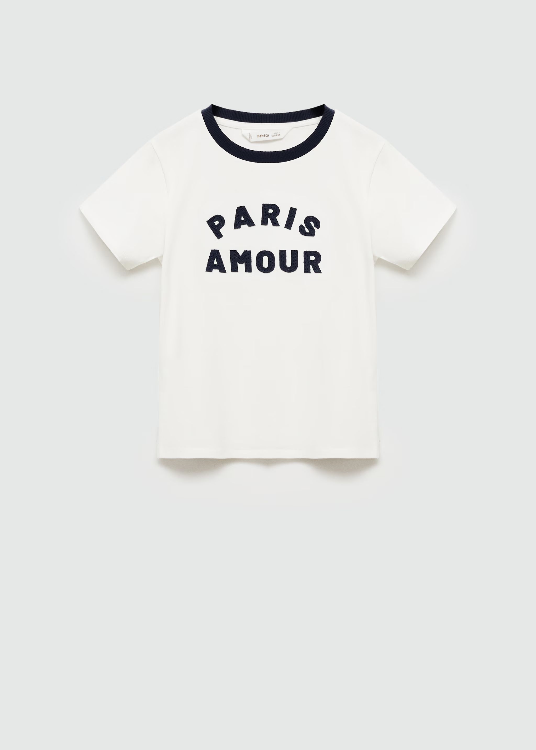 Contrast collar T-shirt - Kids | MANGO United Kingdom | MANGO (UK)