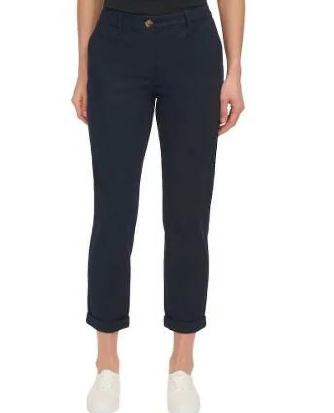 Nautica Jeans Ladies' Chino Ankle Pants, Navy 14 | Walmart (US)