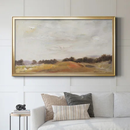 Fields Of Gold Framed On Canvas Print | Wayfair North America
