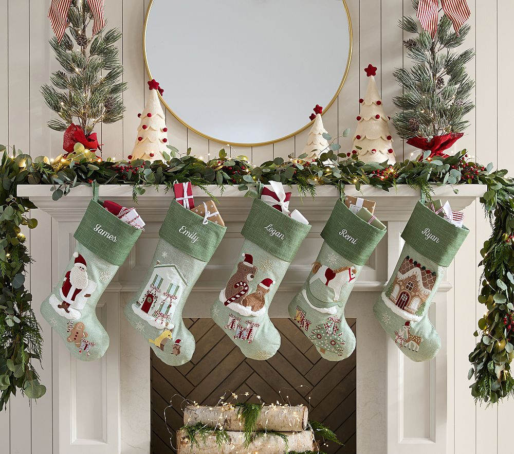 Christmas Village Stocking Collection | Pottery Barn Kids