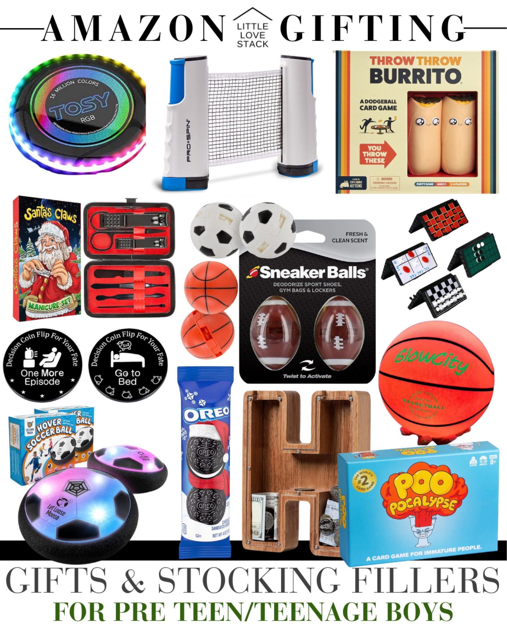Gifts for pre teen/teenage boys this Christmas! 

#amazon #christmas #gifts #stockingstuffers #giftguide

#LTKHoliday #LTKhome #LTKGiftGuide
