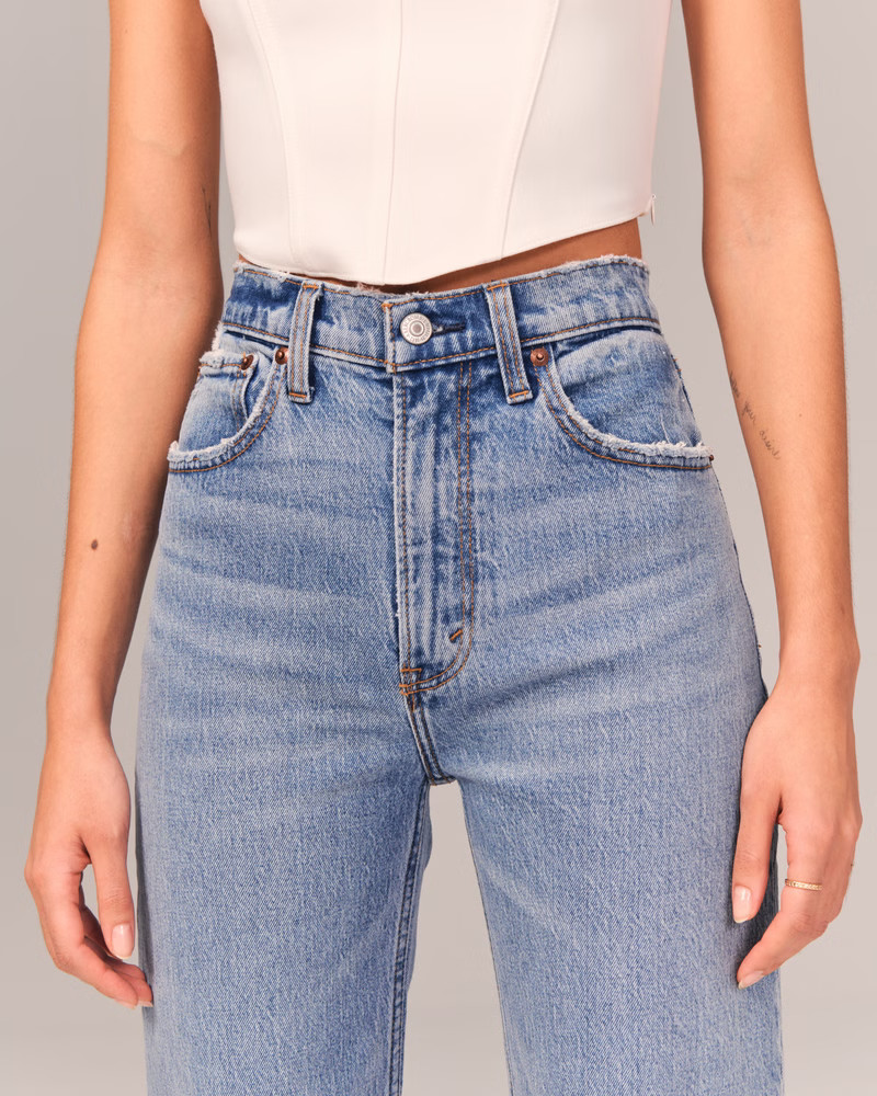 High Rise 90s Relaxed Jeans | Abercrombie & Fitch (US)