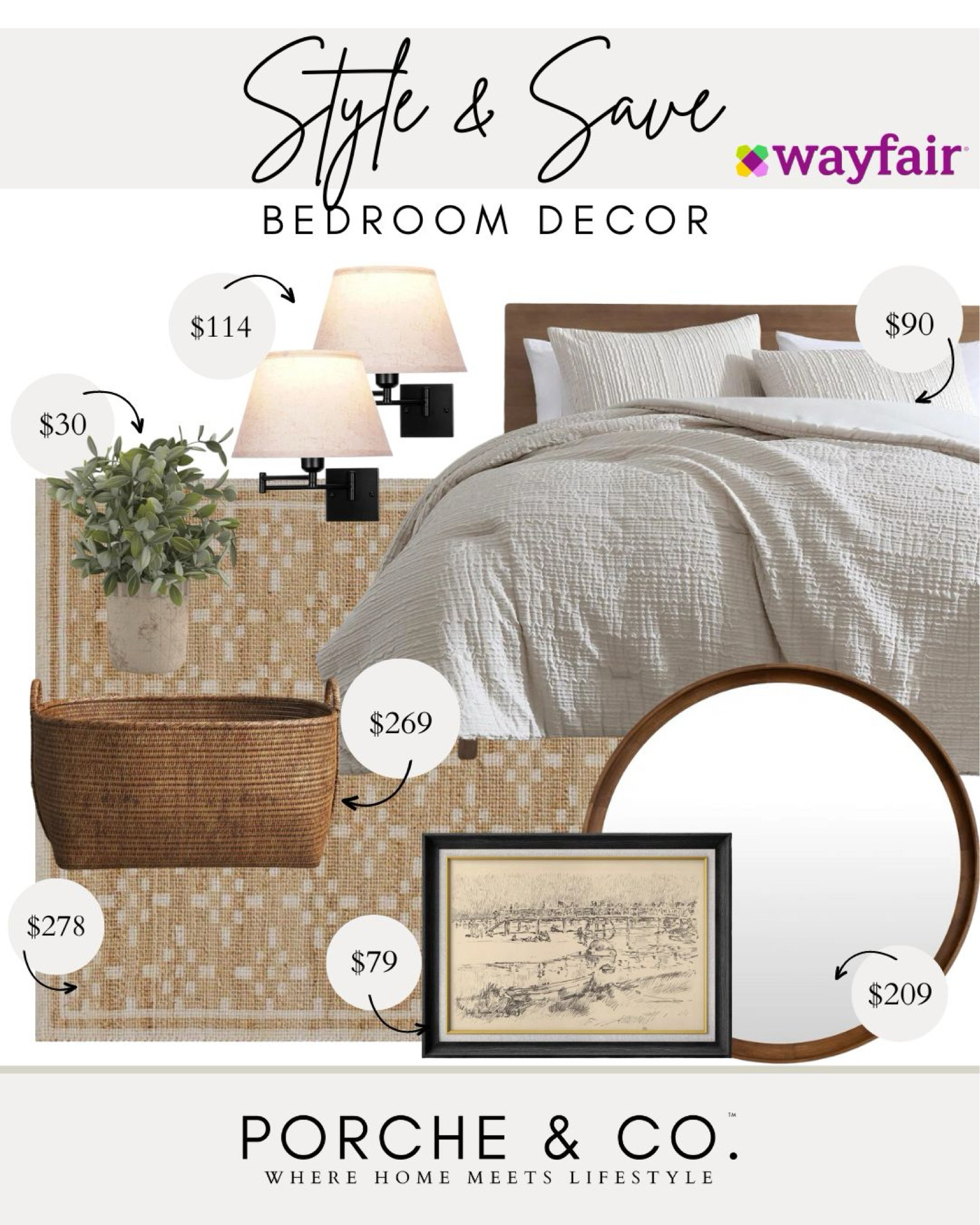 Style and save, Wayfair, bedroom decor, modern classic bedroom 

#LTKSaleAlert #LTKHome #LTKStyleTip
