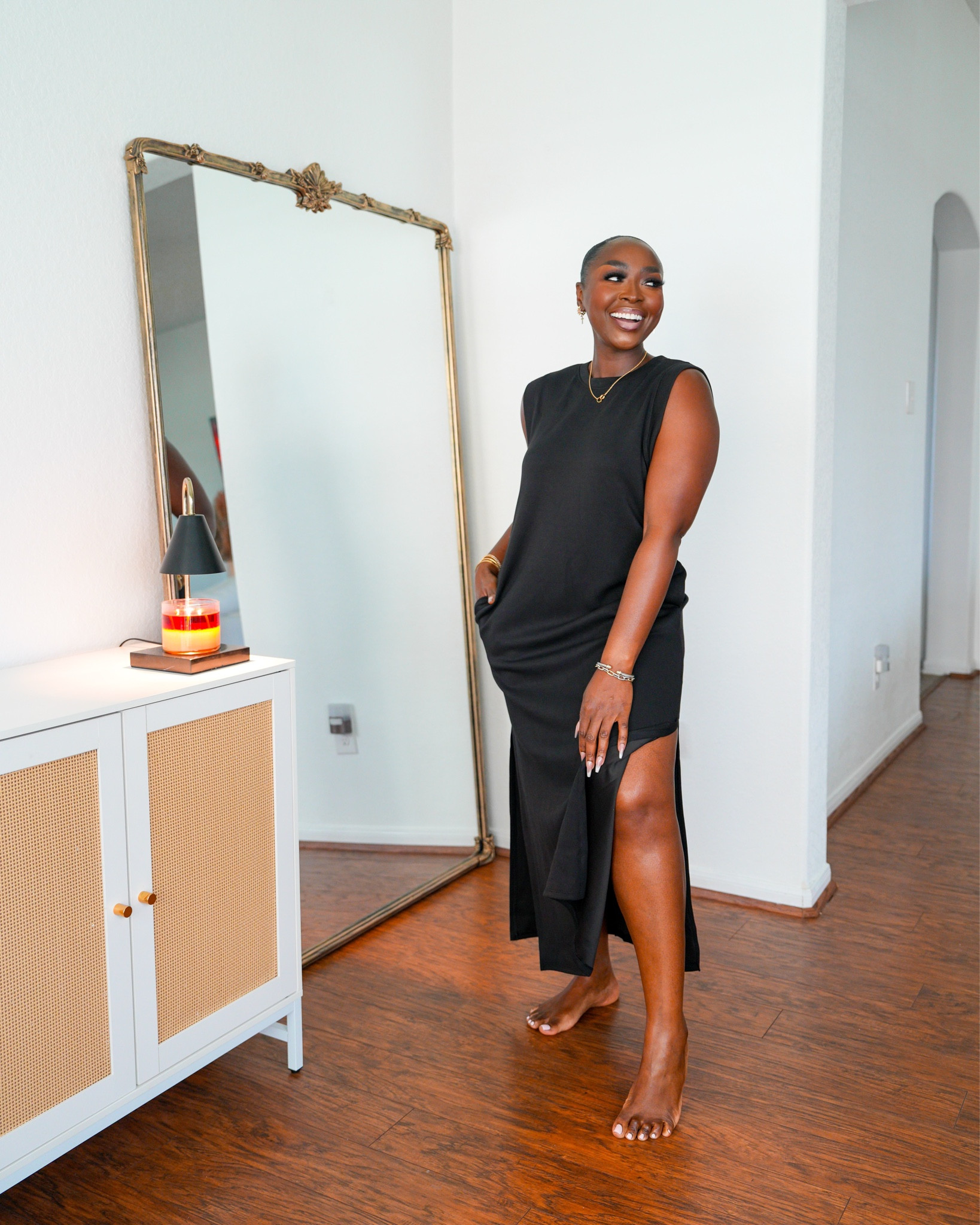 Love the stretchy and soft materials on this dress. Wearing a L, but I could go for an Xl for more room on the hips. Either way, this is an affordable summer dress/summer outfit/travel outfit and I LOVE IT! 

#LTKFindsUnder50 #LTKStyleTip #LTKBeauty